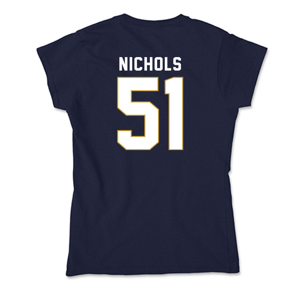 Notre Dame - NCAA Football : Ben Nichols - Soft Style Women’s T-Shirt-1