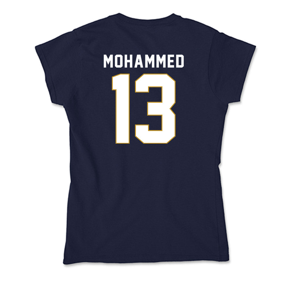 Notre Dame - NCAA Men's Basketball : Sir Mohammed - Soft Style Women’s T-Shirt-1