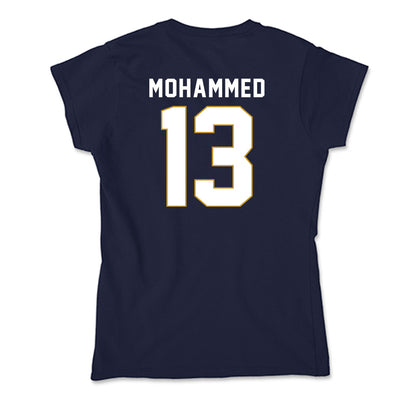 Notre Dame - NCAA Men's Basketball : Sir Mohammed - Soft Style Women’s T-Shirt-1