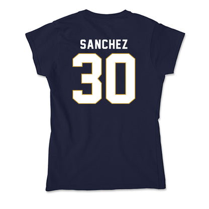 Notre Dame - NCAA Women's Basketball : Gisela Sanchez - Soft Style Women’s T-Shirt-1