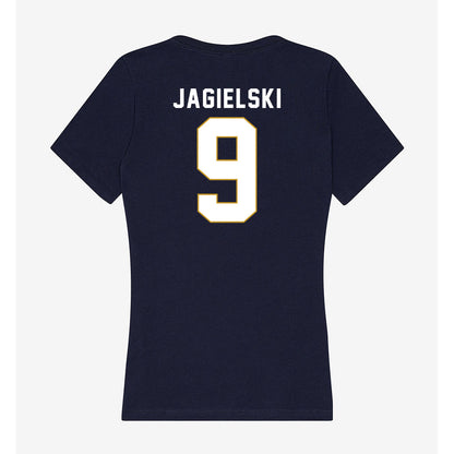 Notre Dame - NCAA Softball : Cassidy Jagielski - Women's V-Neck T-Shirt-1