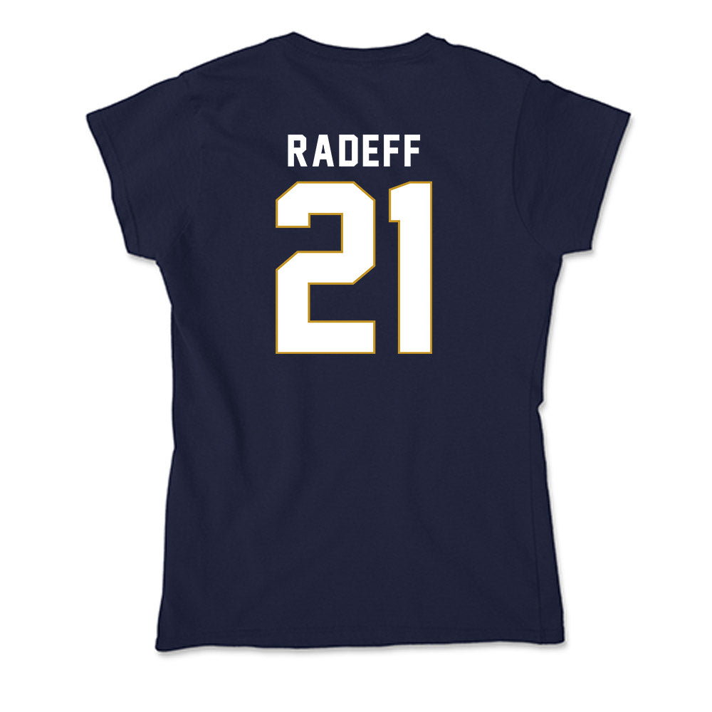 Notre Dame - NCAA Women's Volleyball : Mia Radeff - Soft Style Women’s T-Shirt-1