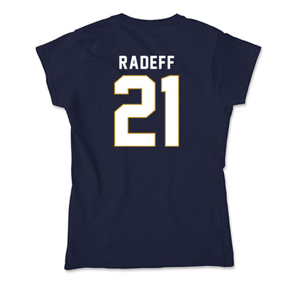 Notre Dame - NCAA Women's Volleyball : Mia Radeff - Soft Style Women’s T-Shirt-1