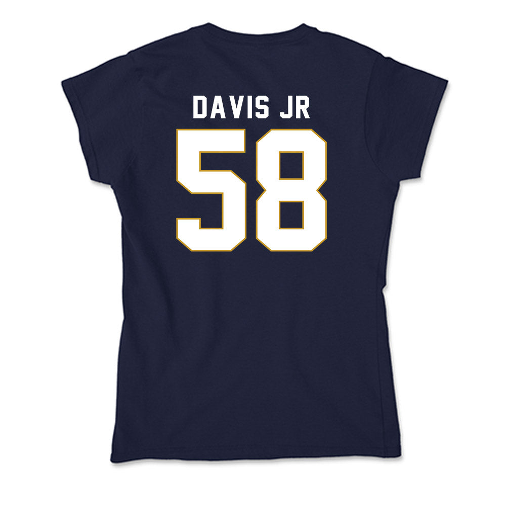 Notre Dame - NCAA Football : Thomas Davis Jr - Soft Style Women’s T-Shirt-1