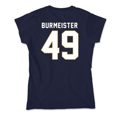 Notre Dame - NCAA Men's Lacrosse : Ben Burmeister - Soft Style Women’s T-Shirt-1