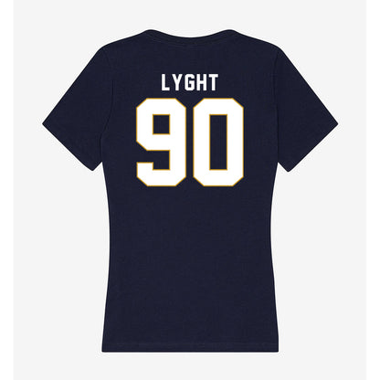 Notre Dame - NCAA Men's Lacrosse : Shawn Lyght - Women's V-Neck T-Shirt-1