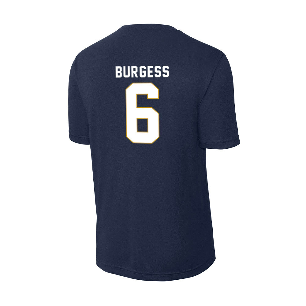 Notre Dame - NCAA Football : Christopher Burgess - Activewear T-Shirt-1