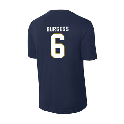 Notre Dame - NCAA Football : Christopher Burgess - Activewear T-Shirt-1
