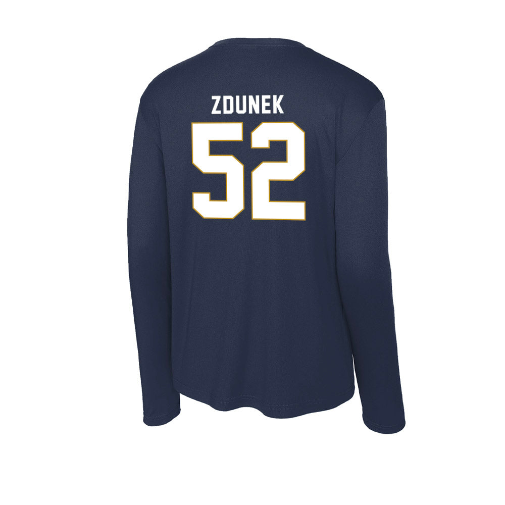 Notre Dame - NCAA Baseball : Eric Zdunek - Activewear Long Sleeve T-Shirt-1