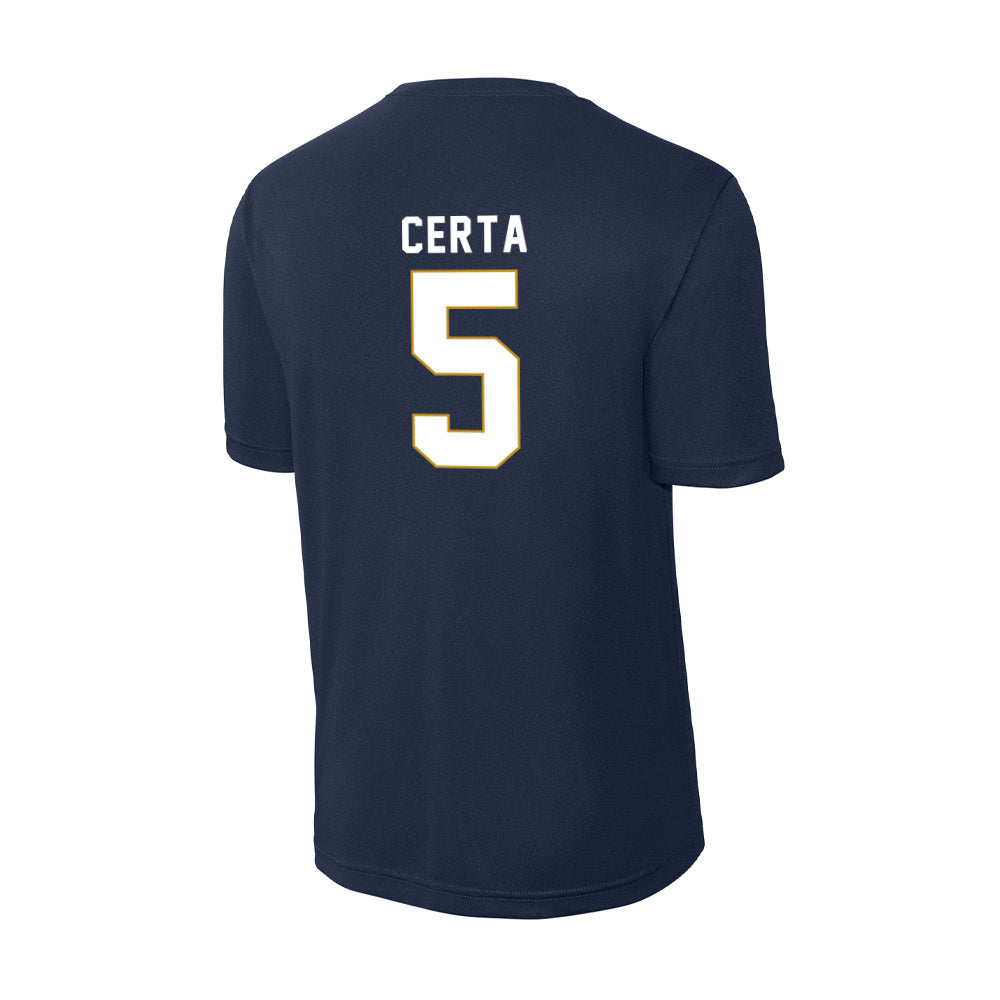 Notre Dame - NCAA Men's Basketball : Cole Certa - Activewear T-Shirt-1