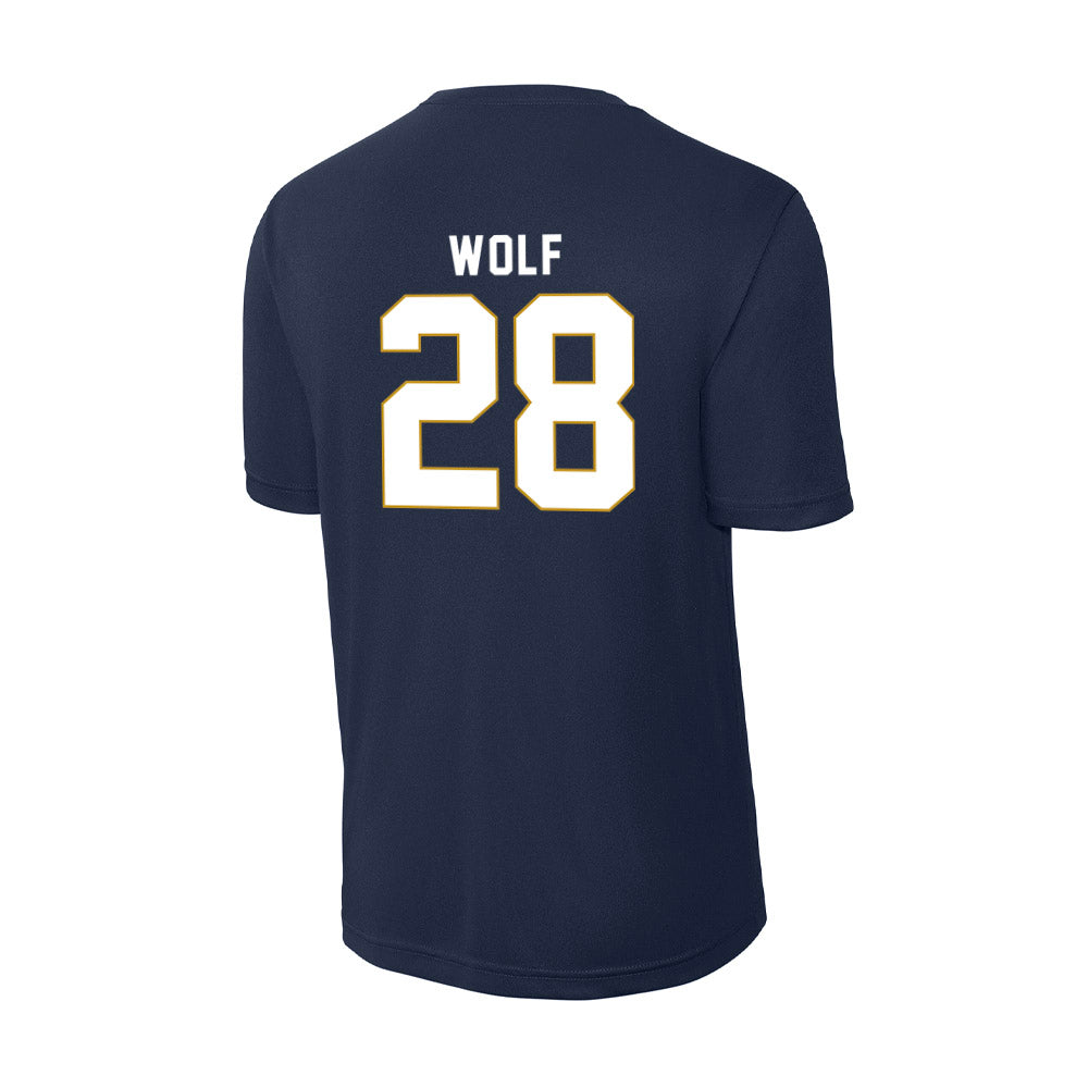 Notre Dame - NCAA Baseball : Rhys Wolf - Activewear T-Shirt-1