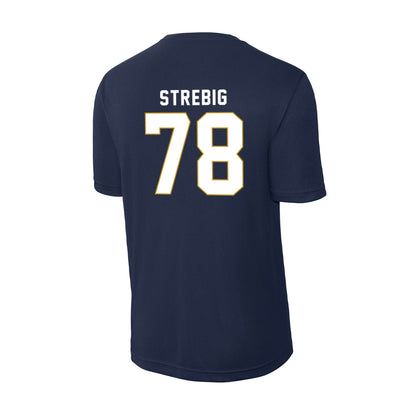 Notre Dame - NCAA Football : Owen Strebig - Activewear T-Shirt-1