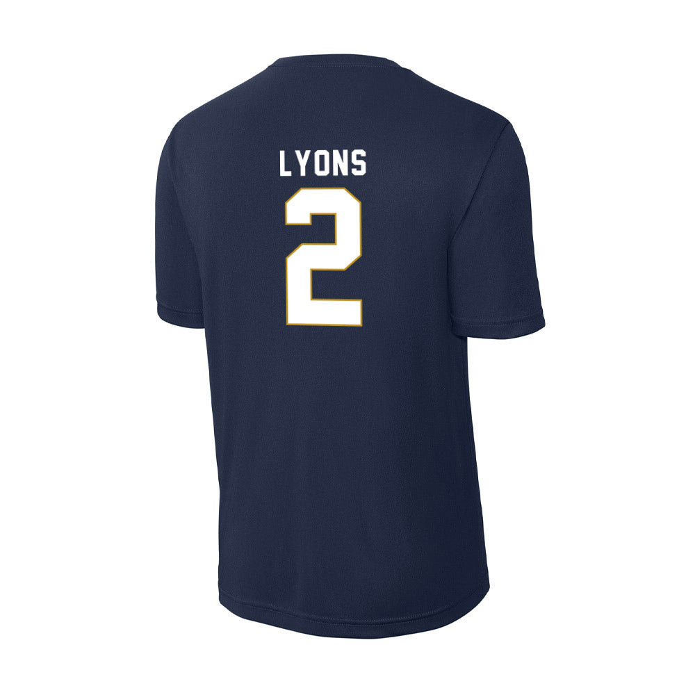 Notre Dame - NCAA Women's Lacrosse : Abigail Lyons - Activewear T-Shirt-1