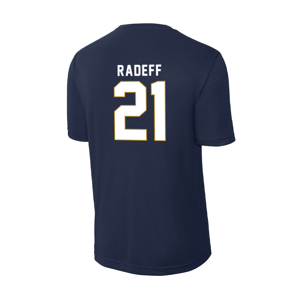 Notre Dame - NCAA Women's Volleyball : Mia Radeff - Activewear T-Shirt-1