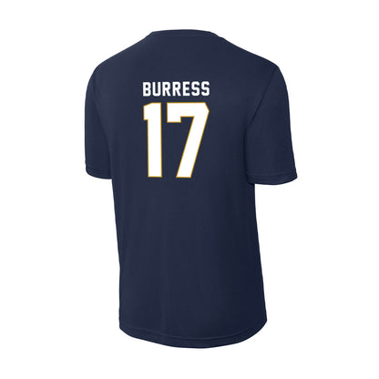Notre Dame - NCAA Football : Elijah Burress - Activewear T-Shirt-1