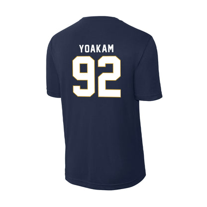 Notre Dame - NCAA Football : Zachary Yoakam - Activewear T-Shirt-1