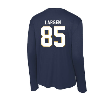 Notre Dame - NCAA Football : Jack Larsen - Activewear Long Sleeve T-Shirt-1