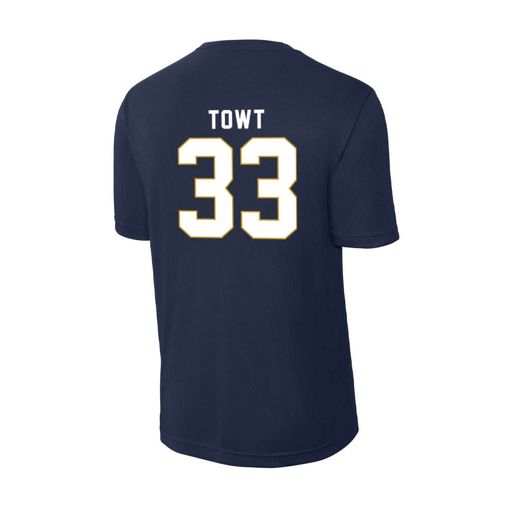 Notre Dame - NCAA Men's Basketball : Carson Towt - Activewear T-Shirt-1