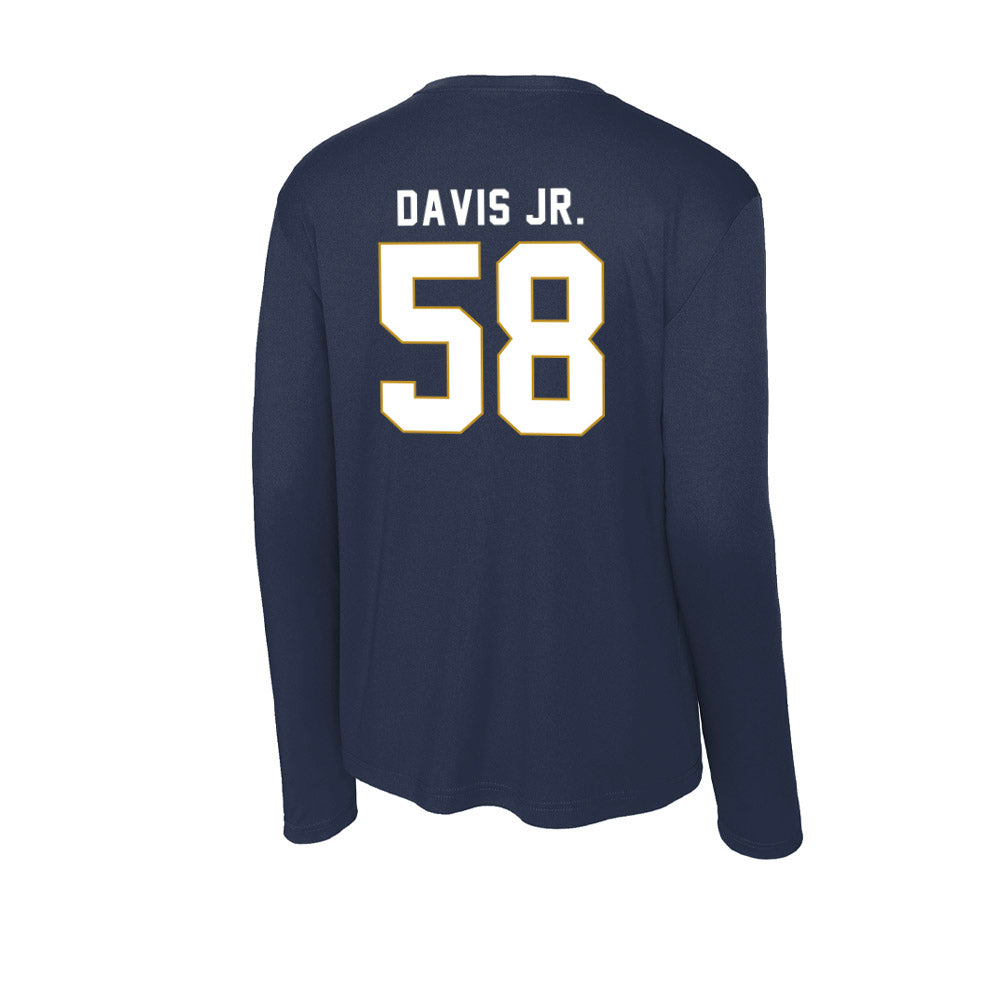 Notre Dame - NCAA Football : Thomas Davis Jr. - Activewear Long Sleeve T-Shirt-1