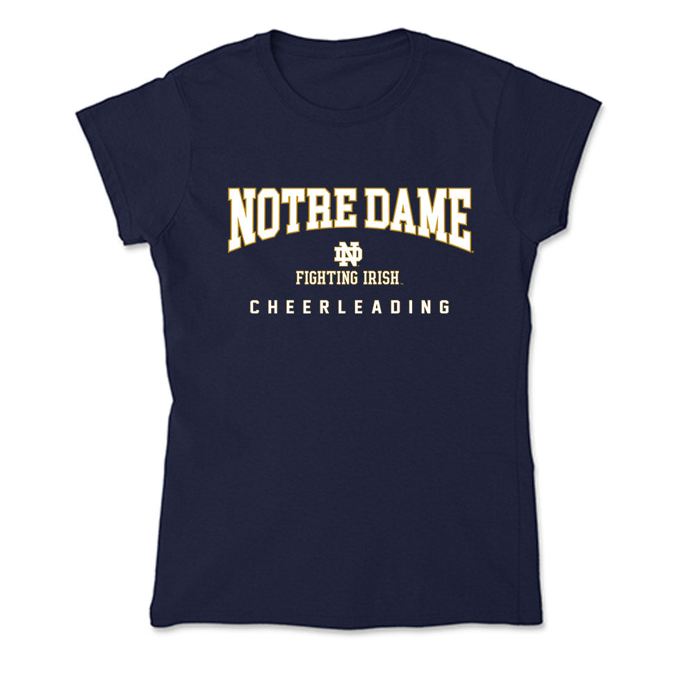 Notre Dame - NCAA Cheerleading : Kylee Kazenski - Soft Style Women’s T-Shirt-0