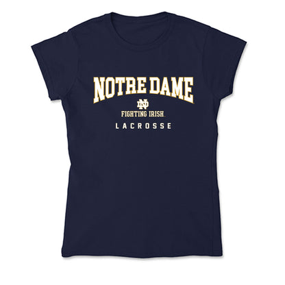 Notre Dame - NCAA Women's Lacrosse : Ingrid Kavanagh - Soft Style Women’s T-Shirt-0