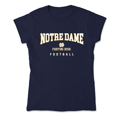 Notre Dame - NCAA Football : Tyler Merrill - Soft Style Women’s T-Shirt-0