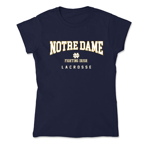 Notre Dame - NCAA Women's Lacrosse : Anna Kenney - Soft Style Women’s T-Shirt-0