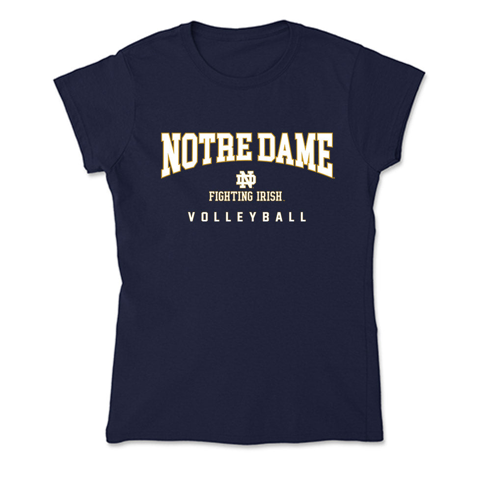 Notre Dame - NCAA Women's Volleyball : Maya Evens - Soft Style Women’s T-Shirt-0