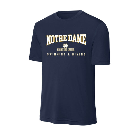 Notre Dame - NCAA Women's Swimming & Diving : Camryn Tilger - Activewear T-Shirt-0