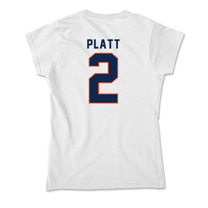 Virginia - NCAA Football : Donavon Platt - Soft Style Women’s T-Shirt-1