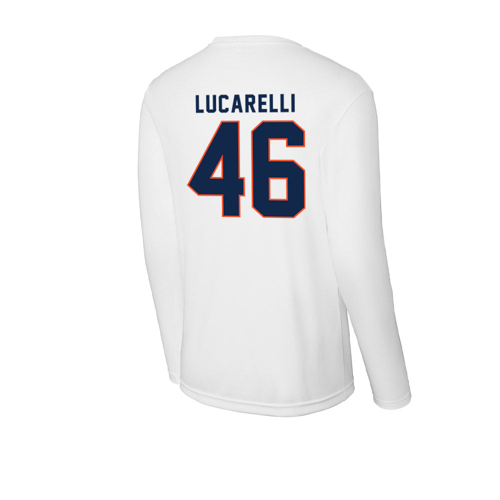 Virginia - NCAA Baseball : Christian Lucarelli - Activewear Long Sleeve T-Shirt-1