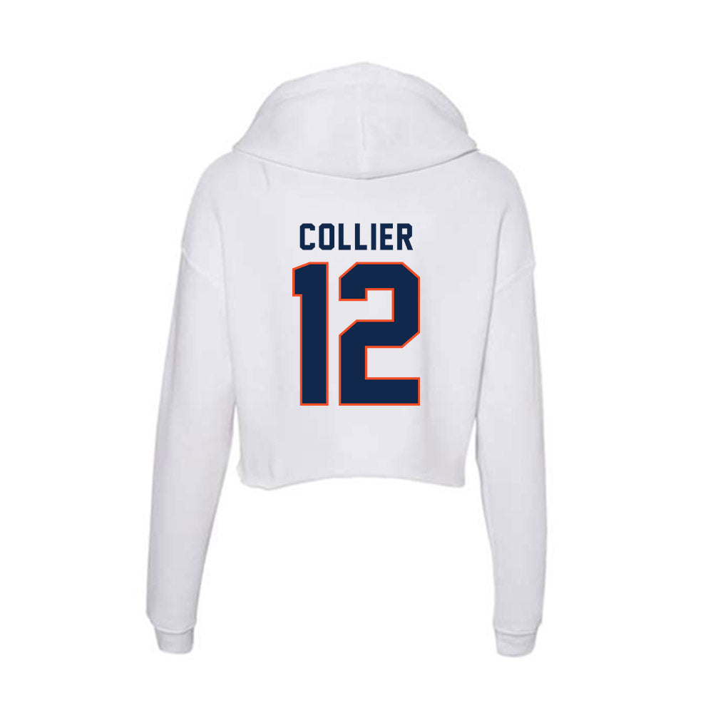 Virginia - NCAA Women's Soccer : Aniyah Collier - Women's Crop Fleece Hoodie-1