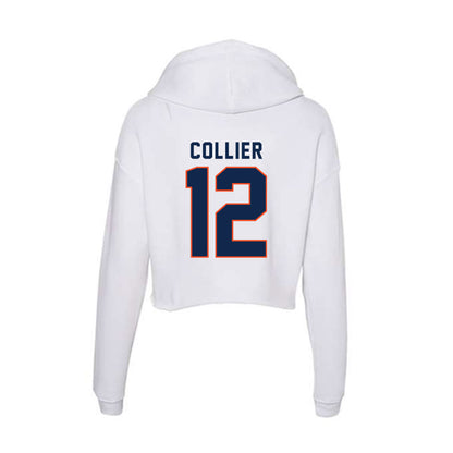 Virginia - NCAA Women's Soccer : Aniyah Collier - Women's Crop Fleece Hoodie-1