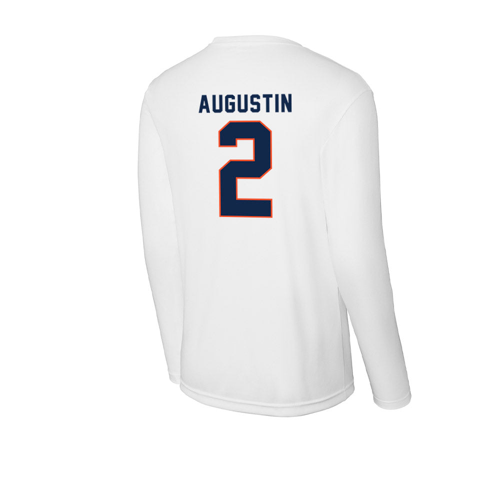 Virginia - NCAA Baseball : Matt Augustin - Activewear Long Sleeve T-Shirt-1