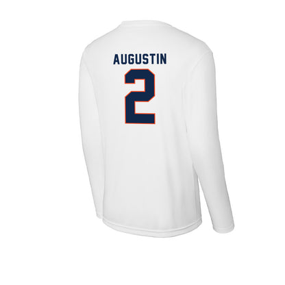 Virginia - NCAA Baseball : Matt Augustin - Activewear Long Sleeve T-Shirt-1