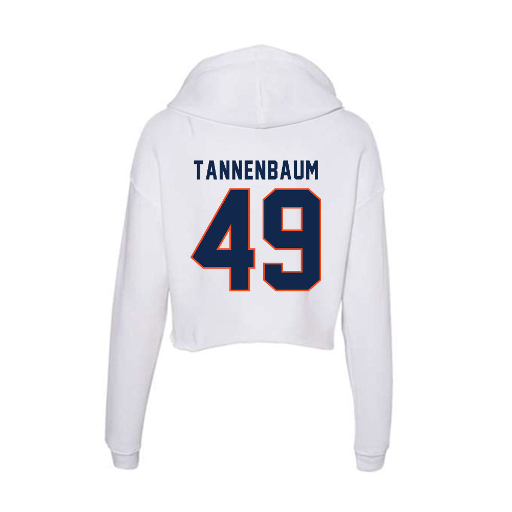 Virginia - NCAA Football : Jacob Tannenbaum - Women's Crop Fleece Hoodie-1