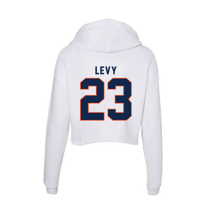 Virginia - NCAA Women's Basketball : Romi Levy - Women's Crop Fleece Hoodie-1