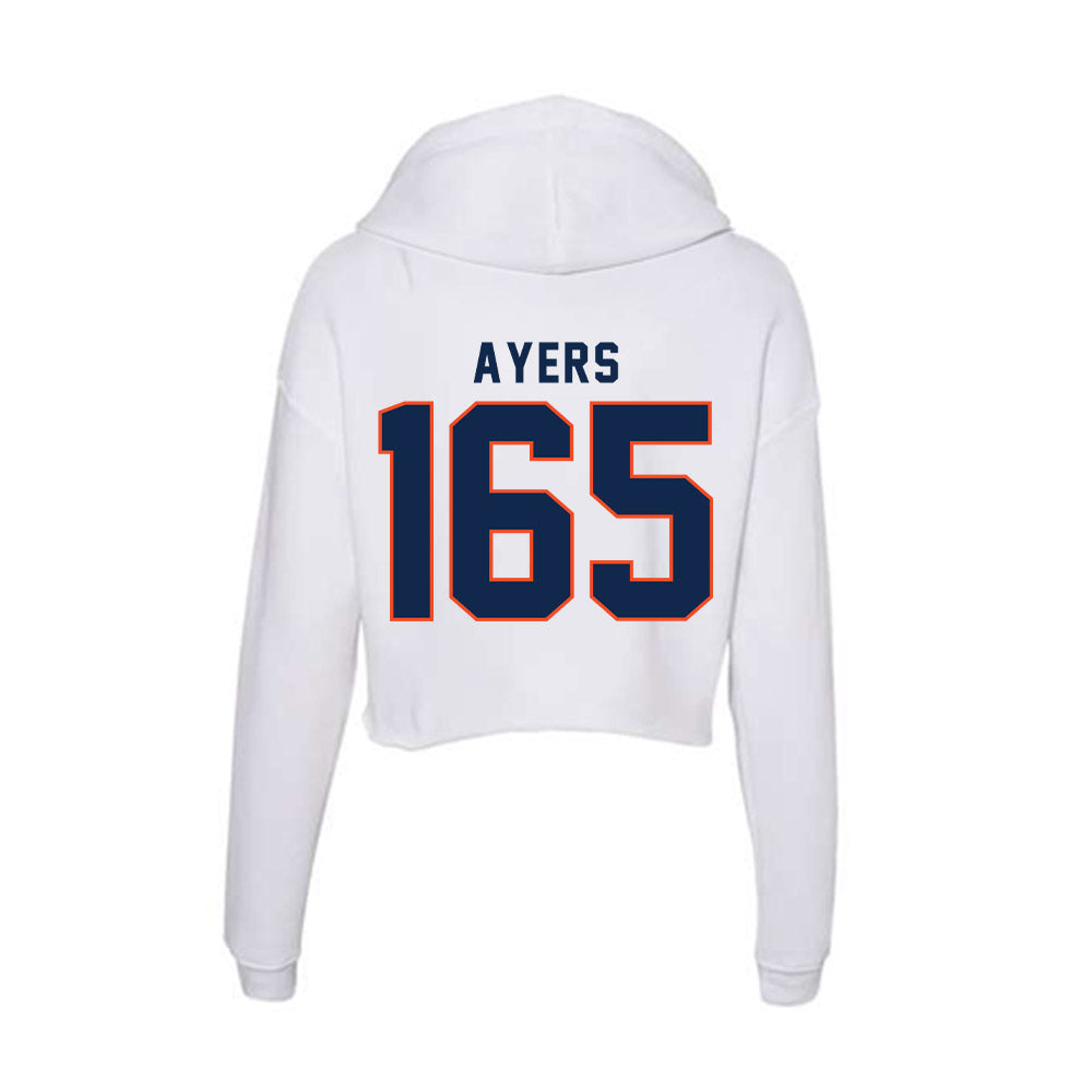 Virginia - NCAA Wrestling : Macon Ayers - Women's Crop Fleece Hoodie-1