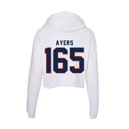 Virginia - NCAA Wrestling : Macon Ayers - Women's Crop Fleece Hoodie-1