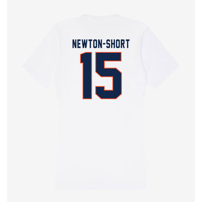 Virginia - NCAA Football : Dillon newton-short - Women's V-Neck T-Shirt-1