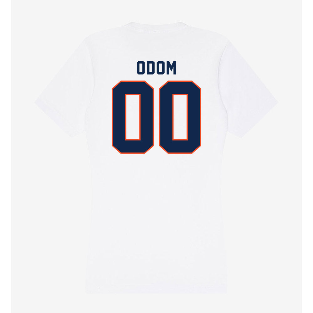 Virginia - NCAA Men's Basketball : Owen Odom - Women's V-Neck T-Shirt-1