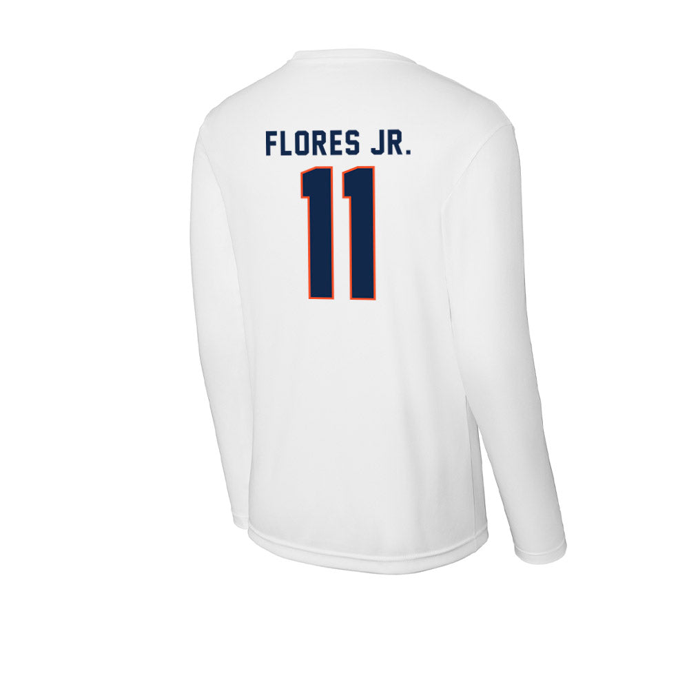 Virginia - NCAA Football : Rico Flores Jr. - Activewear Long Sleeve T-Shirt-1