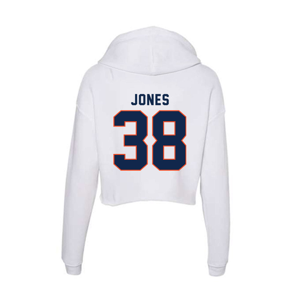 Virginia - NCAA Football : Armstrong Jones - Women's Crop Fleece Hoodie-1