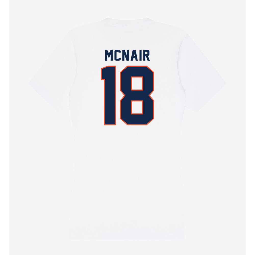 Virginia - NCAA Football : Jalen McNair - Women's V-Neck T-Shirt-1