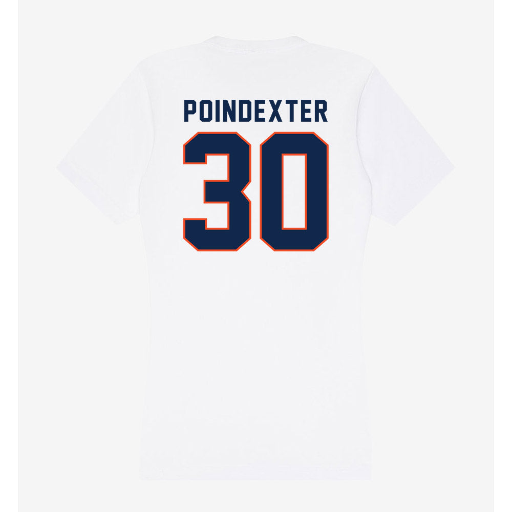 Virginia - NCAA Women's Lacrosse : Delaney Poindexter - Women's V-Neck T-Shirt-1