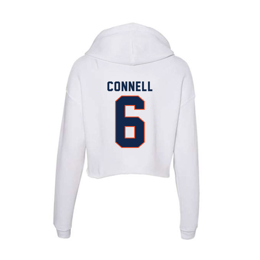 Virginia - NCAA Women's Field Hockey : Caitlin Connell - Women's Crop Fleece Hooded Sweatshirt-1