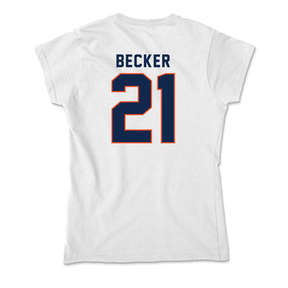 Virginia - NCAA Baseball : Eric Becker - Soft Style Women’s T-Shirt-1