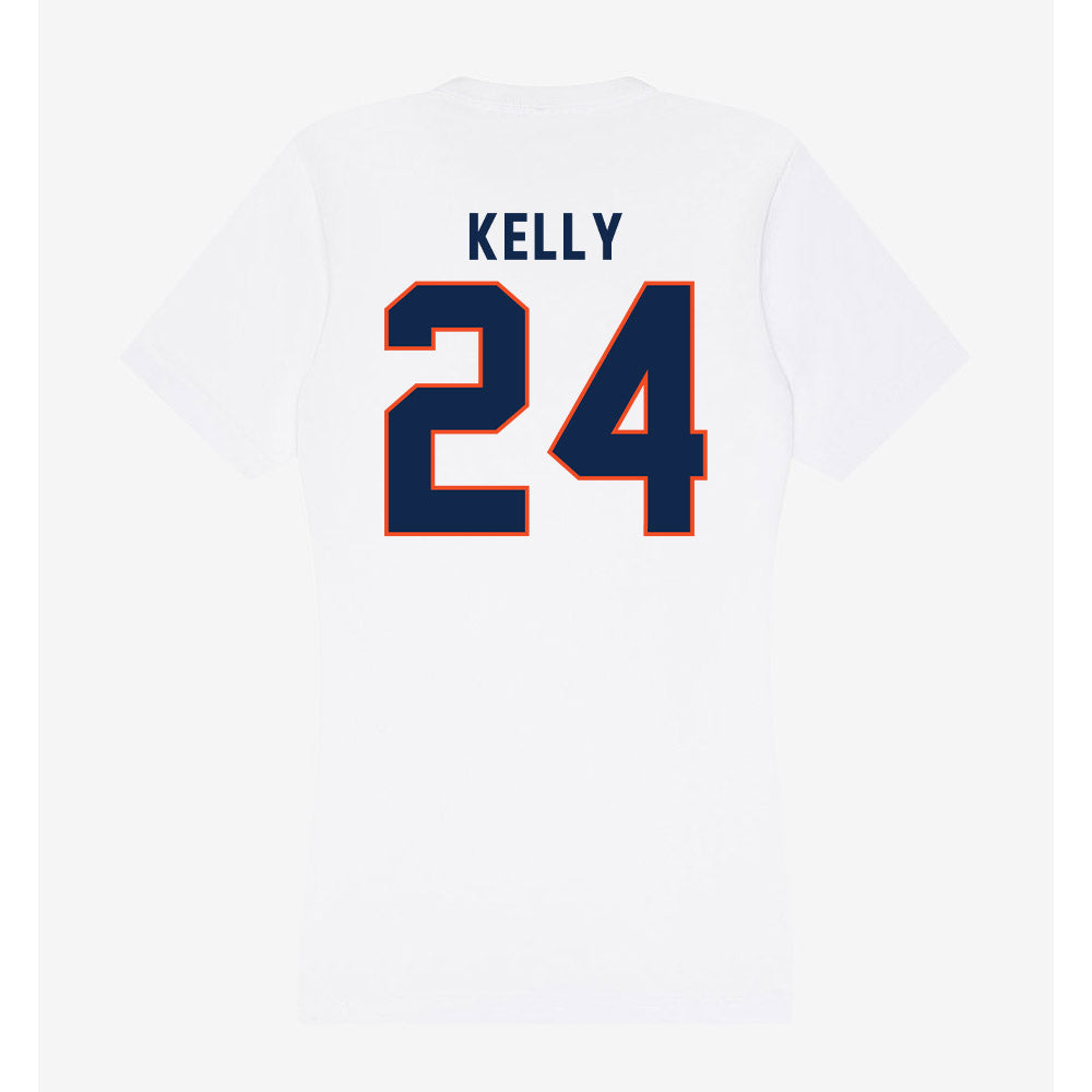 Virginia - NCAA Women's Soccer : Kathryn Kelly - Women's V-Neck T-Shirt-1
