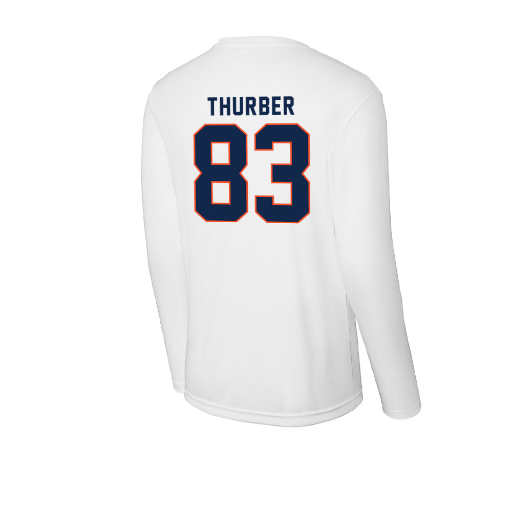 Virginia - NCAA Football : Willem Thurber - Activewear Long Sleeve T-Shirt-1