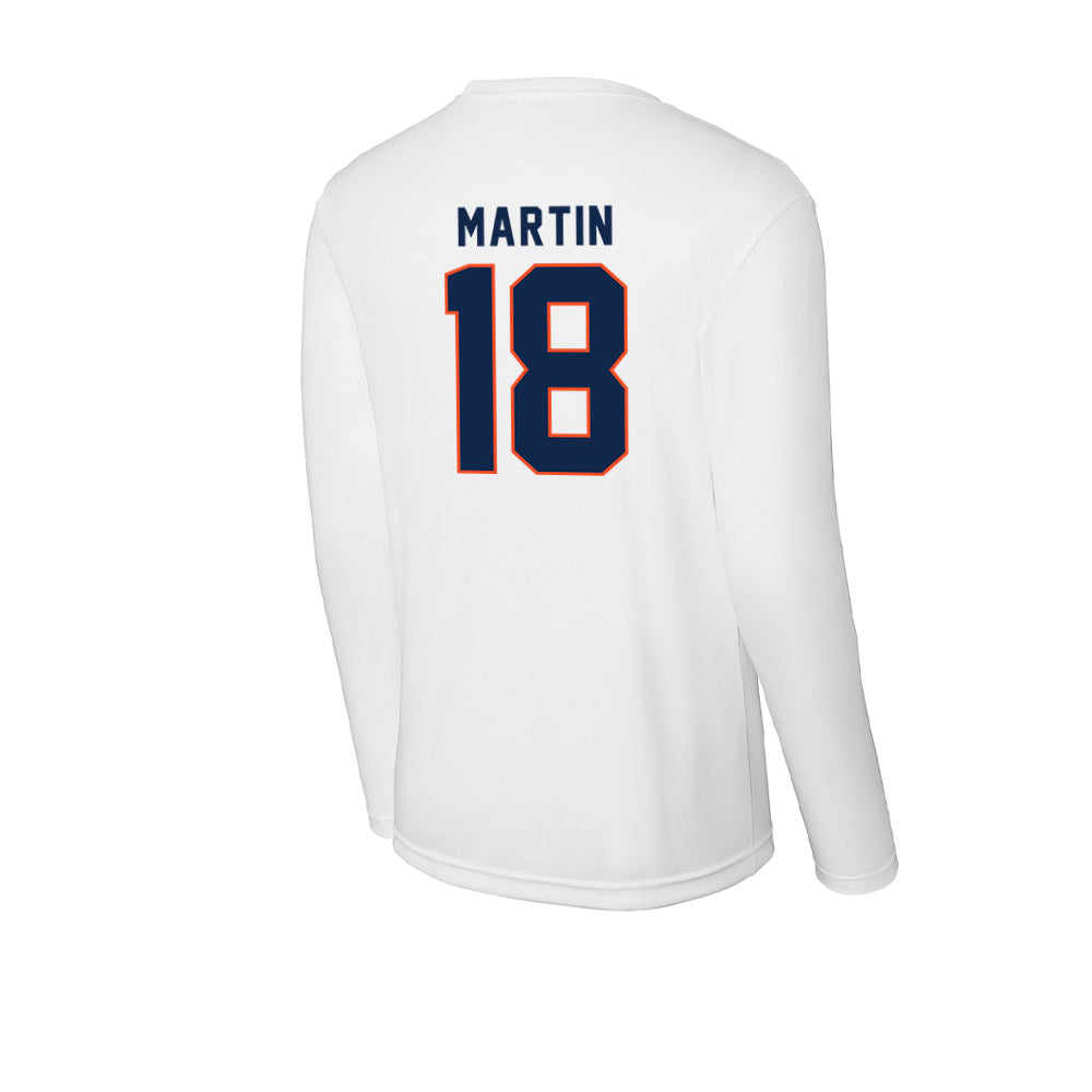 Virginia - NCAA Football : Da'Shawn Martin - Activewear Long Sleeve T-Shirt-1